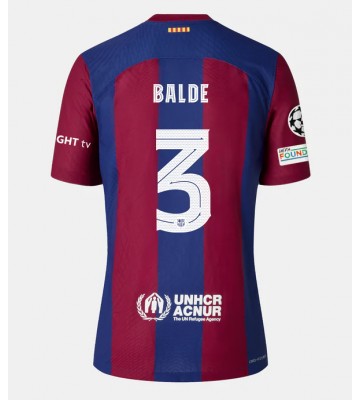 Barcelona Alejandro Balde #3 Replika Hjemmebanetrøje Dame 2023-24 Kortærmet